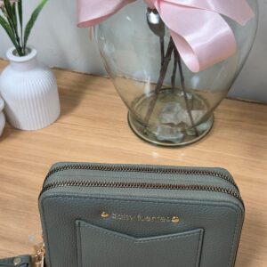 Cartera Doble Cierre Daisy Fuentes – Verde Olivo