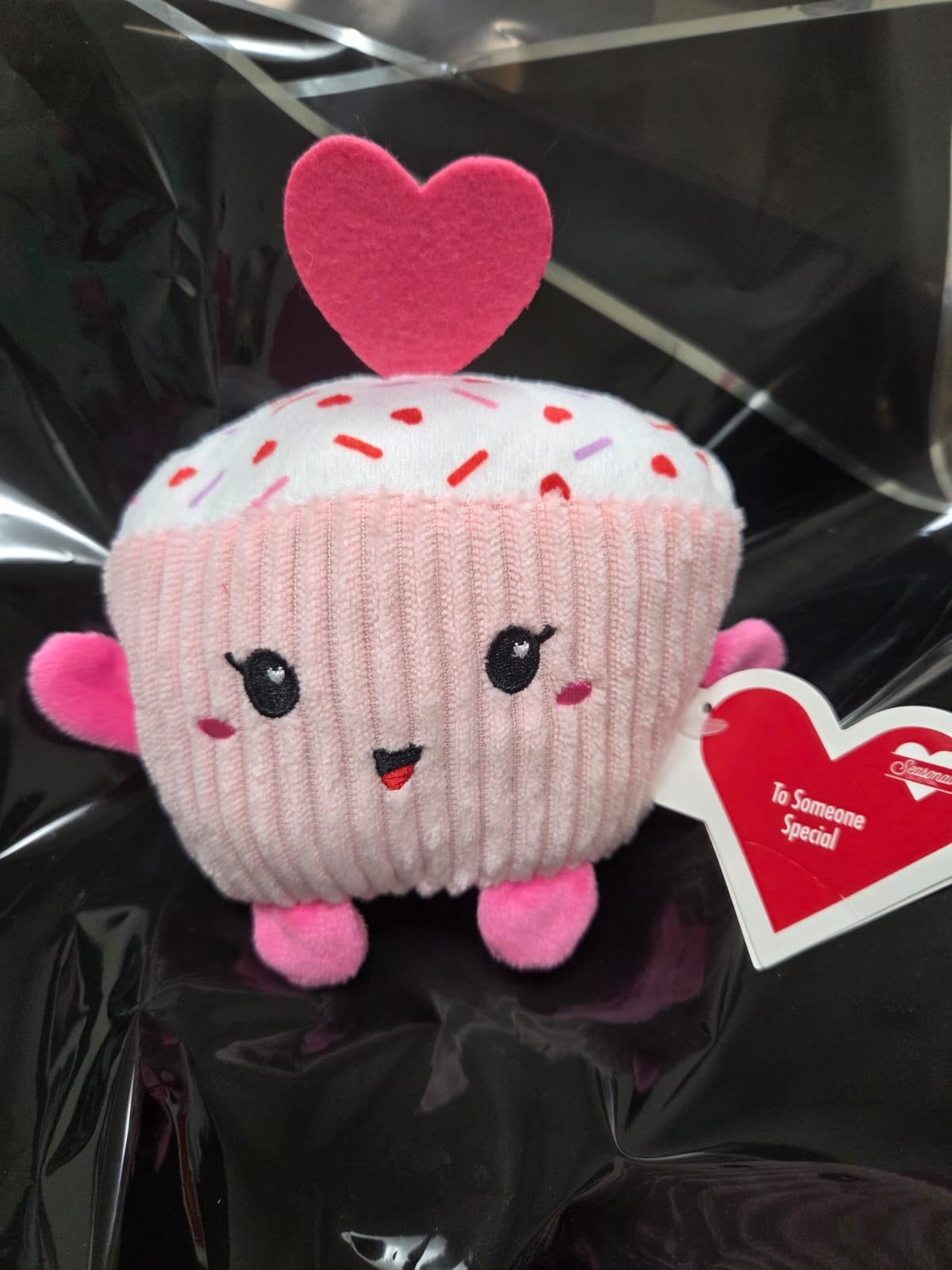 Peluche Cupcake Rosa “Sweet Heart”