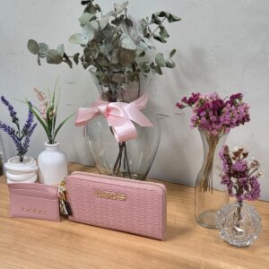 Set Cartera + Tarjetero Bebe – Rosa