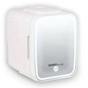 Mini Refrigerador Portatil 4 L con Espejo y Luz Led