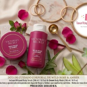 DÚO DE CUIDADO CORPORAL DE WILD ROSE & AMBER