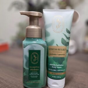 Stress Relief Bath And Body Works jabón para manos y crema